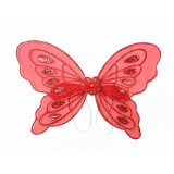 WB28060-RD-14"Sheer Butterfly Wing